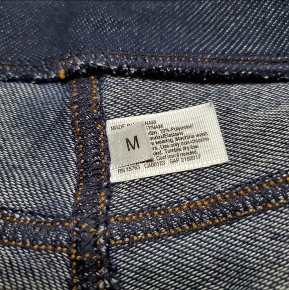 Jeggings w/ Stretch Dark Blue   Demin Style Size M - Picture 2 of 11